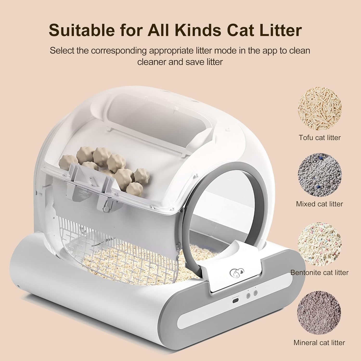 🚀Upgraded Self-Cleaning Cat Litter Box 65L XL Capacity📱APP Control Auto Scooper - TikTok's #1 Pet Tech! Odor-Free & Smart Safety Shield🛡️ Cat Litter Box for Multi-Cat Homes🐾 🚀Upgraded Self-Cleaning Cat Litter Box 65L XL Capacity📱APP Control Auto Scooper - TikTok's #1 Pet Tech! Odor-Free & Smart Safety Shield🛡️ Cat Litter Box for Multi-Cat Homes🐾